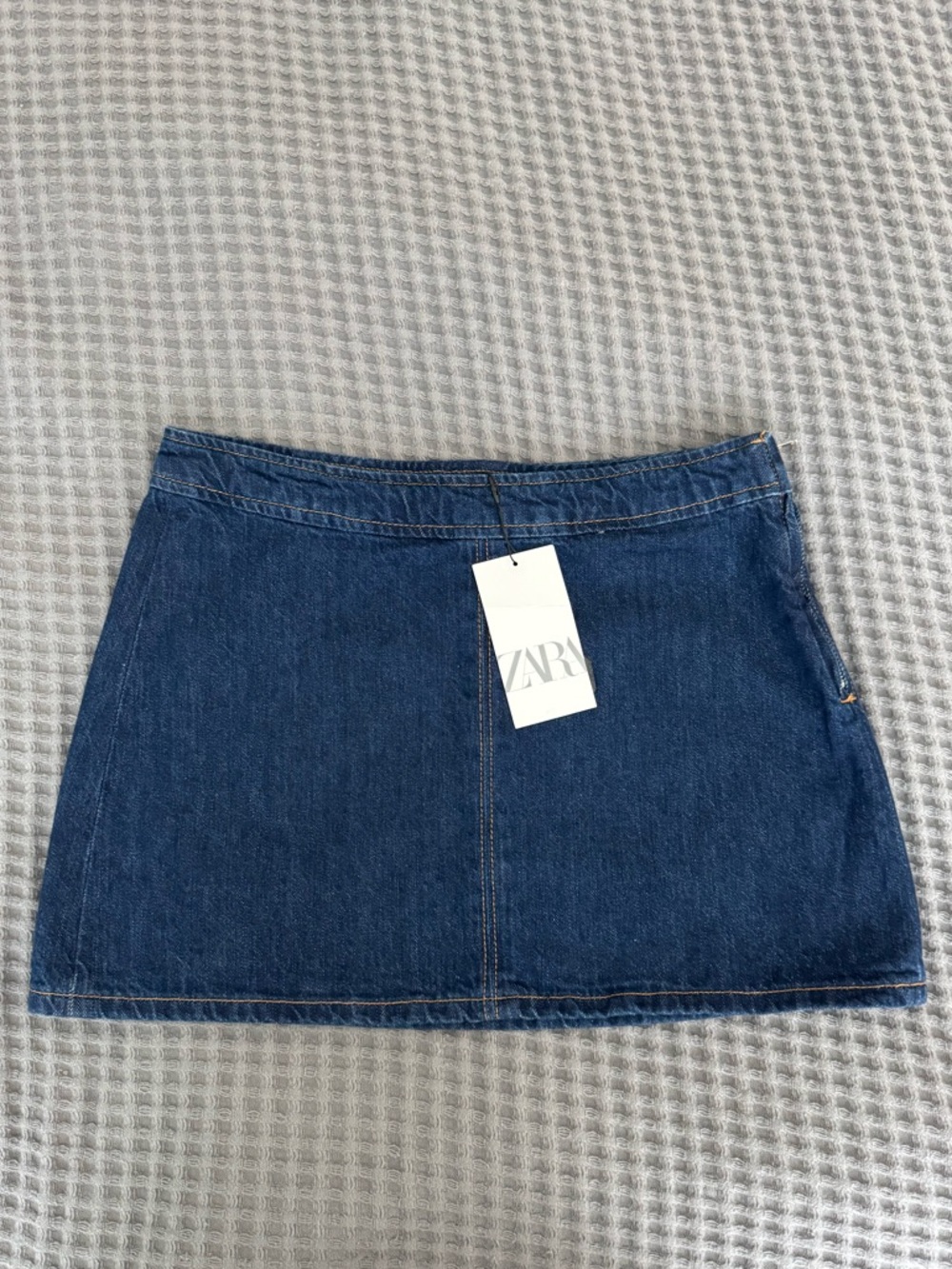 ZARA Blue Denim Mini Skirt